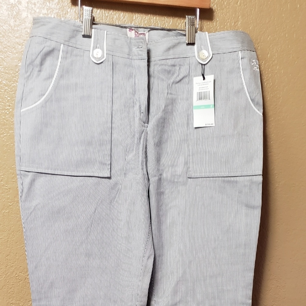 NWT Penguin Striped Flare Pants by Munsingwear